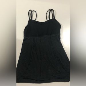 Black and dark grey Iviiva tank top
